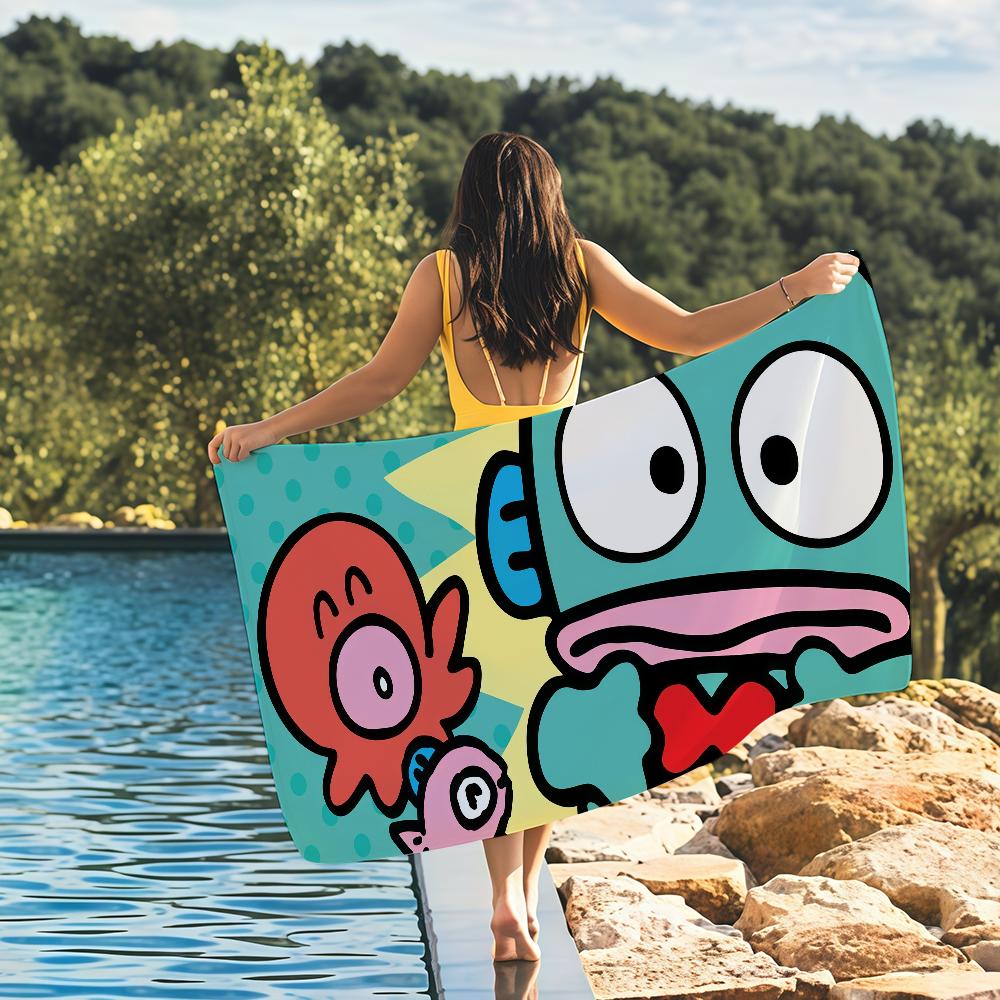 Sa H-Hangyodon Funny Towel Quick Drying Beach Towels Are Suitable For Swimming Pools Camping Yoga And The Gym