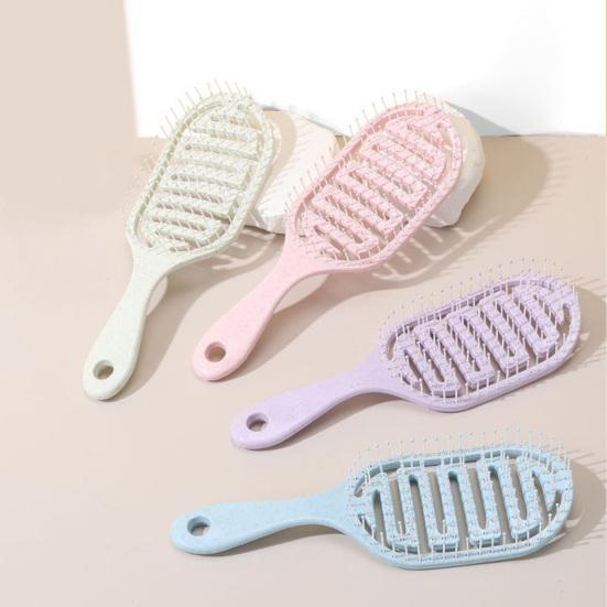 Vented Hair Brush with Ergonomic Handle Blow Fast Drying Scalp Massage