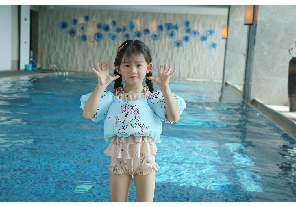 Toddler Swim Floats: Cartoon Armbands & Life Jackets
