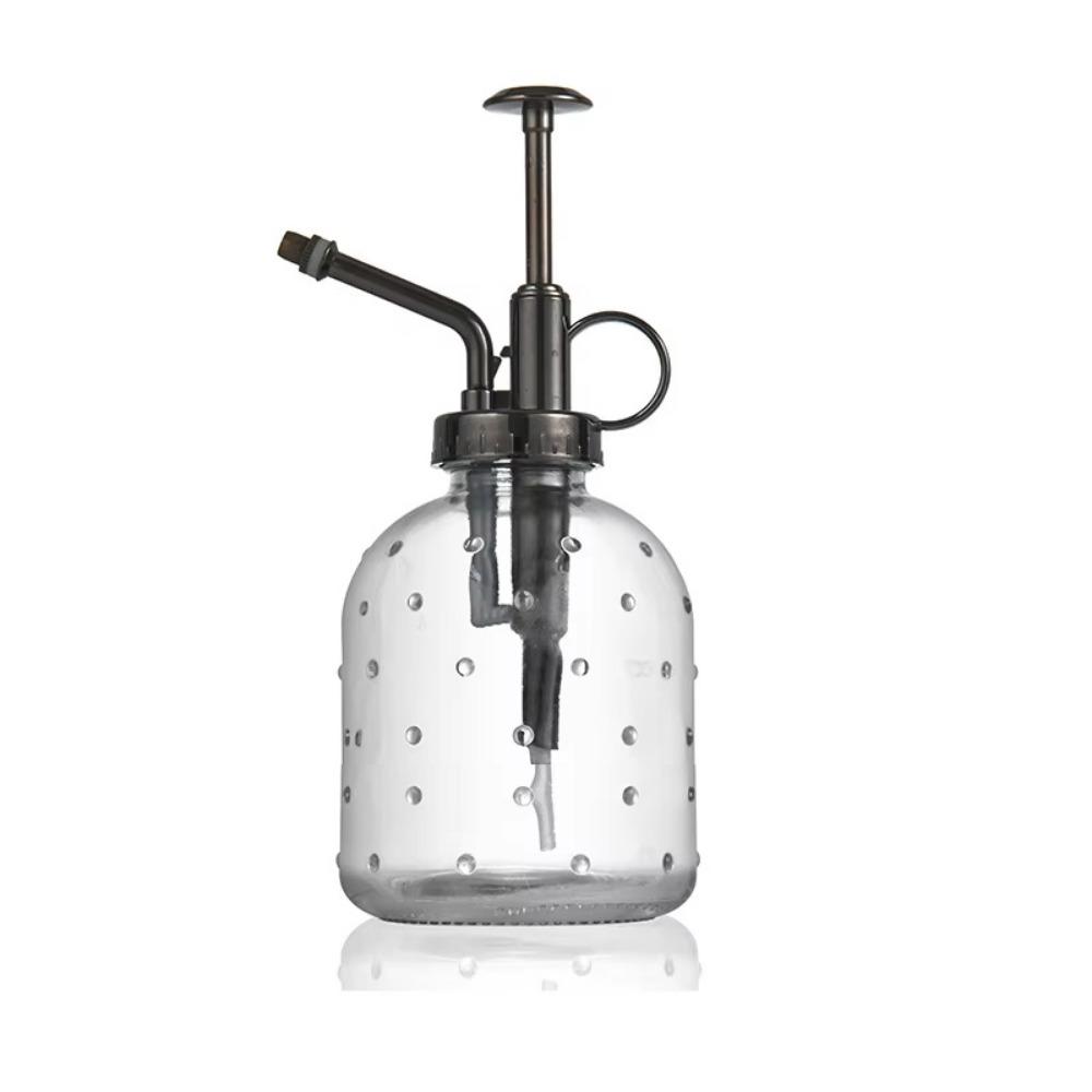 Hand Pressure Garden Watering Can Push-type Clear Flower Sprayer Glass Spray Bottle  Household