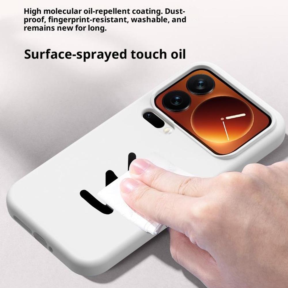 For Xiaomi 17 Case Skin-Friendly Liquid Silicone + PC Phone Cover