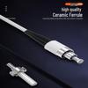 Qishao Outdoor Armored FC-SC Single-Mode Simplex Fiber Optic Patch Cable