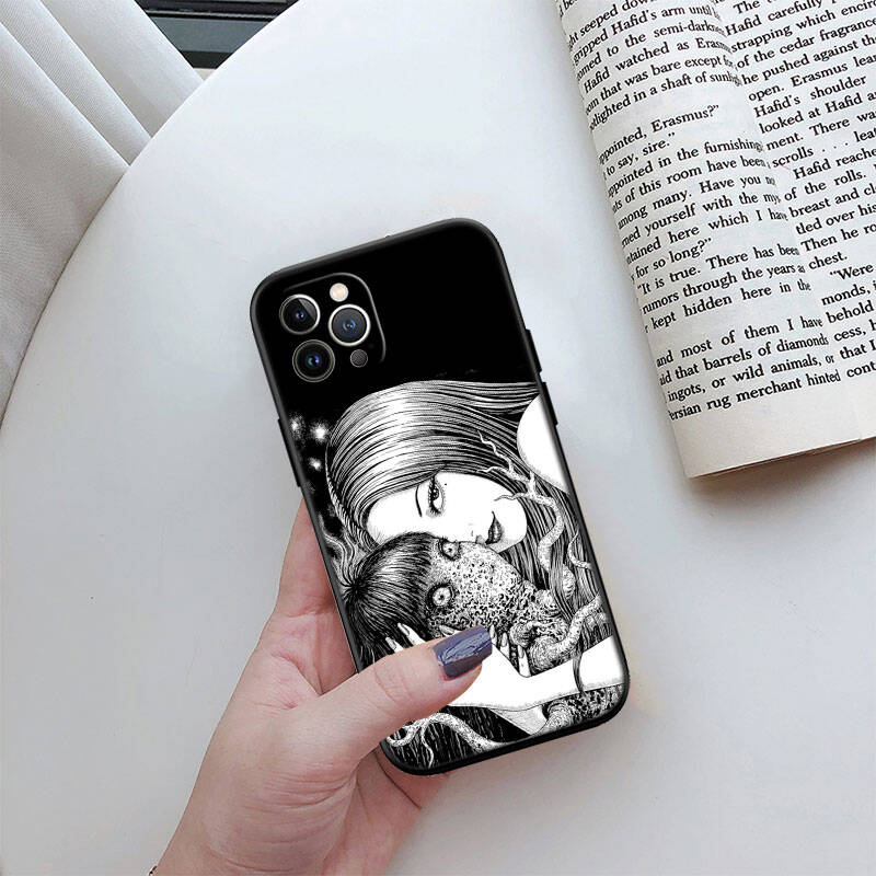 MH79 Junji Ito Tomie Phone Shell Case for iPhone 7 8 11 12 13 14 15 16 17 16E XS Pro Max XR X SE Air
