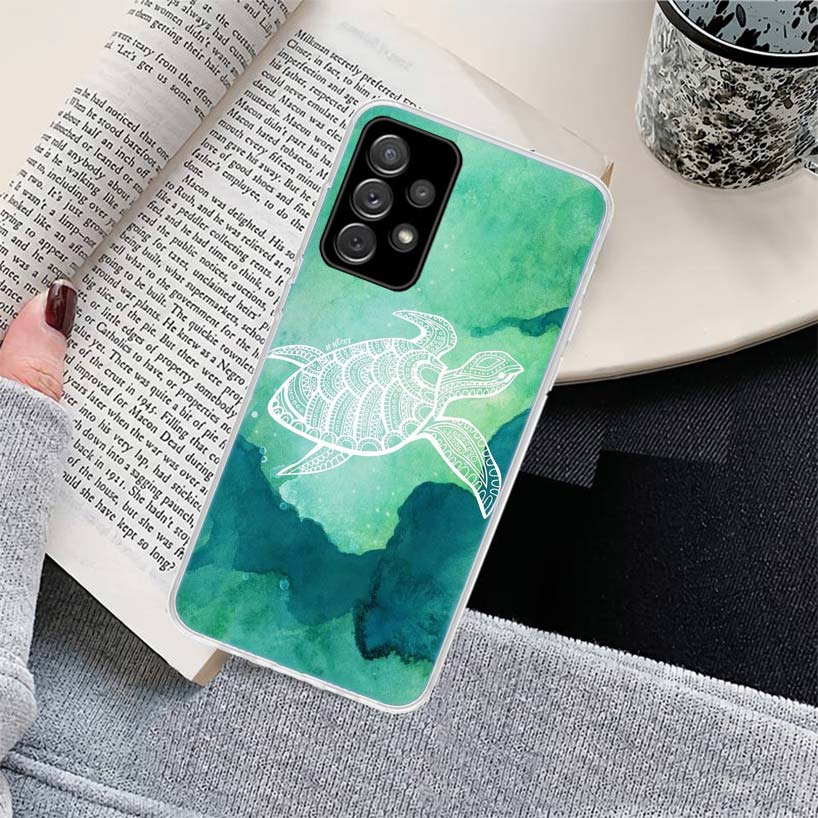 Turtle Tortoise Phone Case for Samsung Galaxy A17 A16 A15 A14 A13 A57 A56 A55 A54 A53 A37 A36 A35 A34 A33 A26 A25 A24 A23 Galaxy