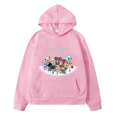 Kawaii Autumn Hoodies Dandys World Anime Hoodie  Fleece Sweatshirt Cartoon Pullover Boys Jacket  Y2k Sudadera Kids Clothes Girls