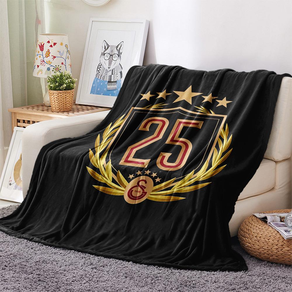 1 Stück Nummer 25 Aufdruck Flanelldecke, Hohe Qualität, Bequem für alle Jahreszeiten, Heimdekoration, Wärme und Komfort
