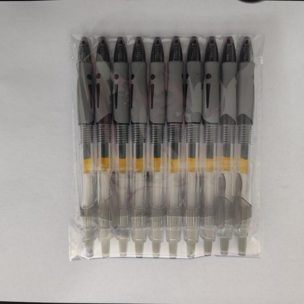 GP1008 Black 0.5mm Gel Pen, Bullet Tip - Ideal for Office and Exam Use