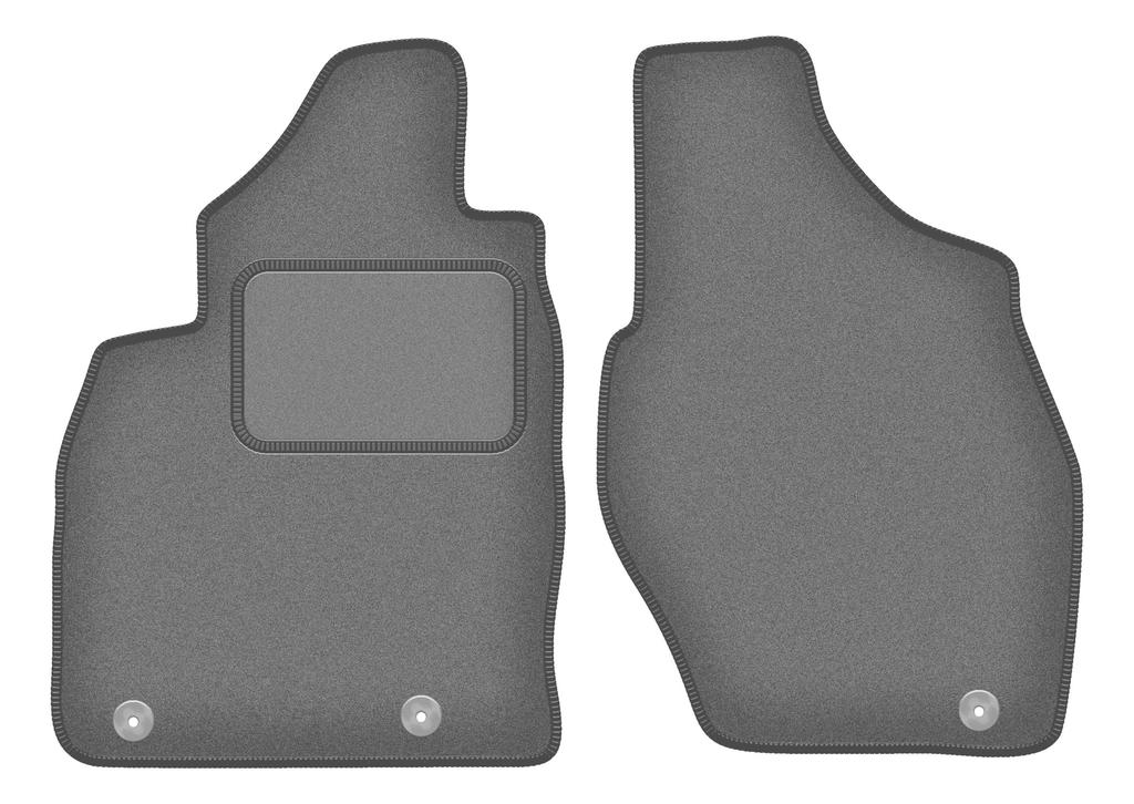 Front Car Mats: Mitsubishi Pajero Pinin SUV (1999-2006)