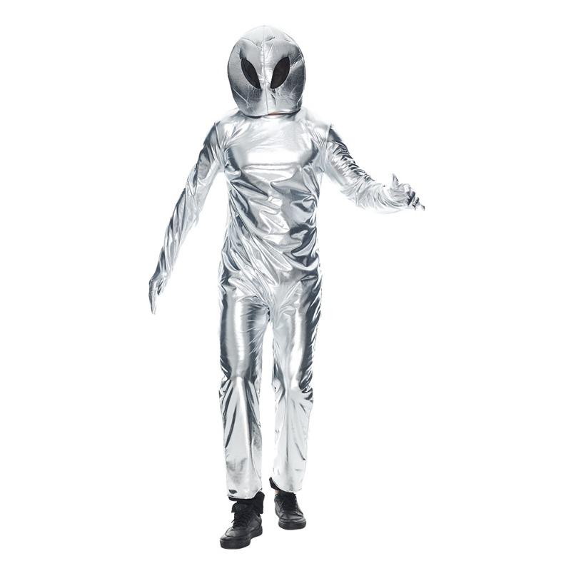Factory Direct Sales Halloween New Alien Roaming Space Party Suit UFO Astronaut Show Fantasy