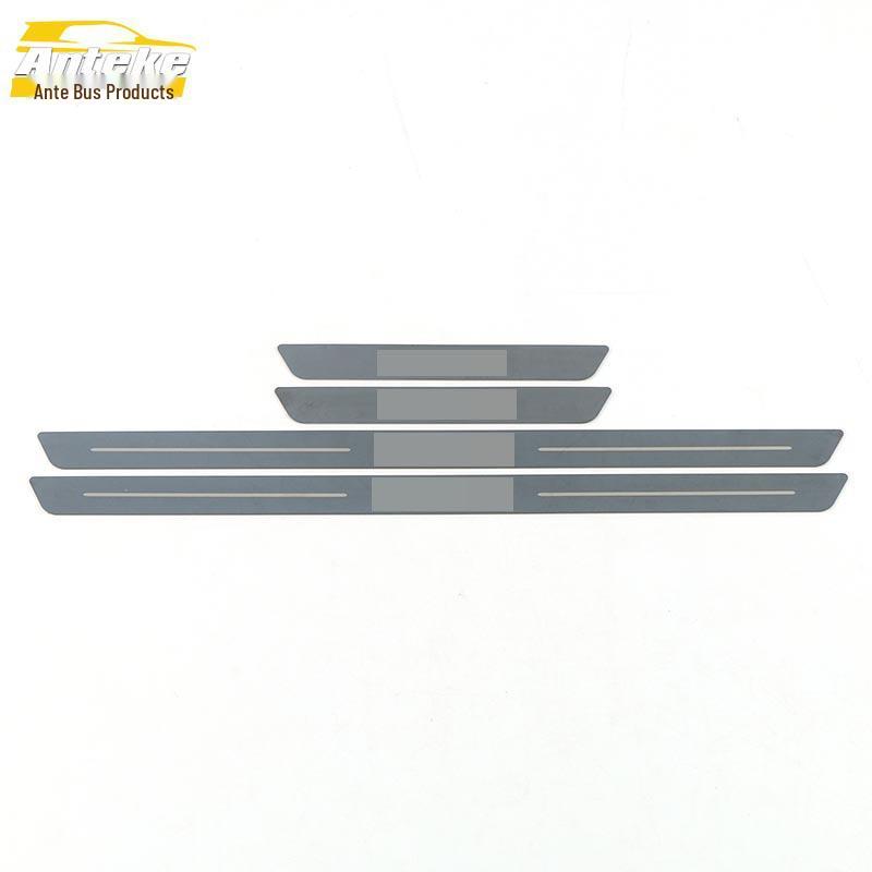 T55 Stainless Steel Sill Strip: Anti-Scratch Bumper Welcome Pedal Mod