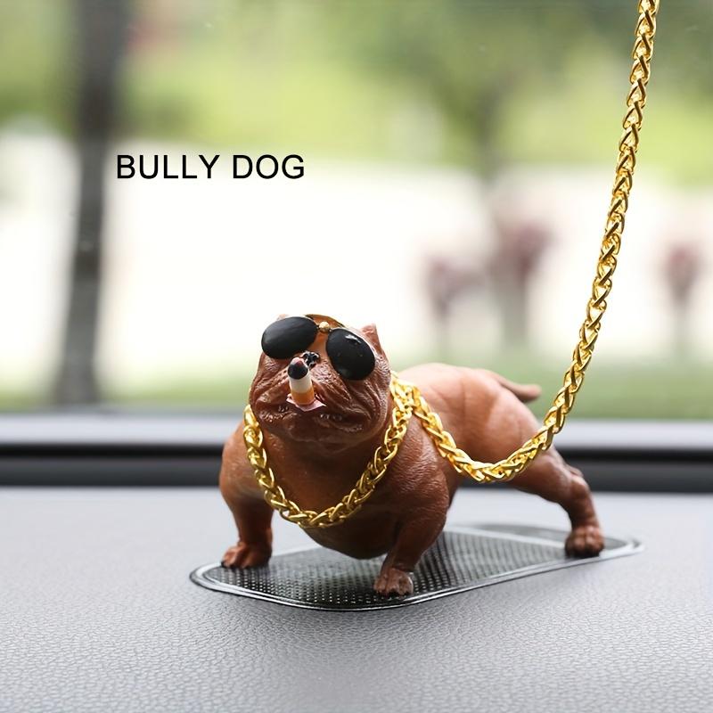 European and American Trend Car Dashboard Decoration Resin Bulldog Ornaments Party Gifts Car Decoration High-end Accessories