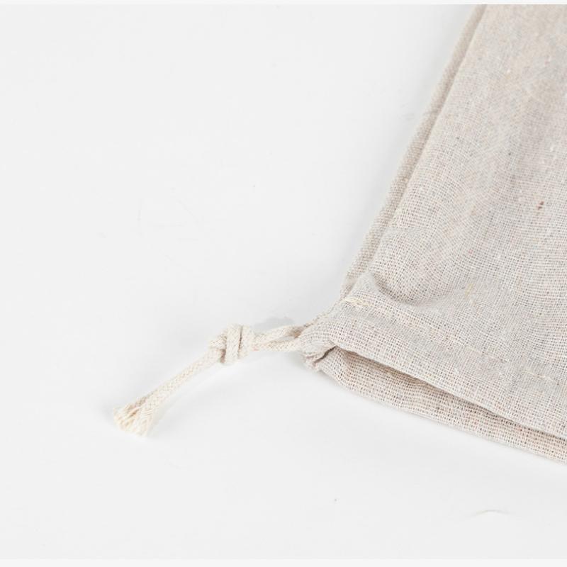 Leinen Brottasche Wiederverwendbare Baguette Baumwolle Kordelzug Aufbewahrungstasche Laib Selbstgemachtes Brot Frisch Ökologisch Freundlich Aufbewahrung Für Baguette