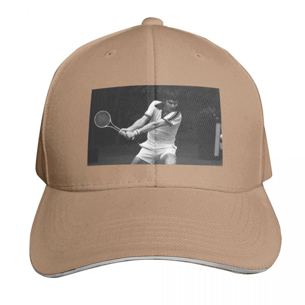 Jimmy Connors Jimbo The Brash Basher of Belleville Tennis Legend Baseball Cap Visor For Women Unisexs