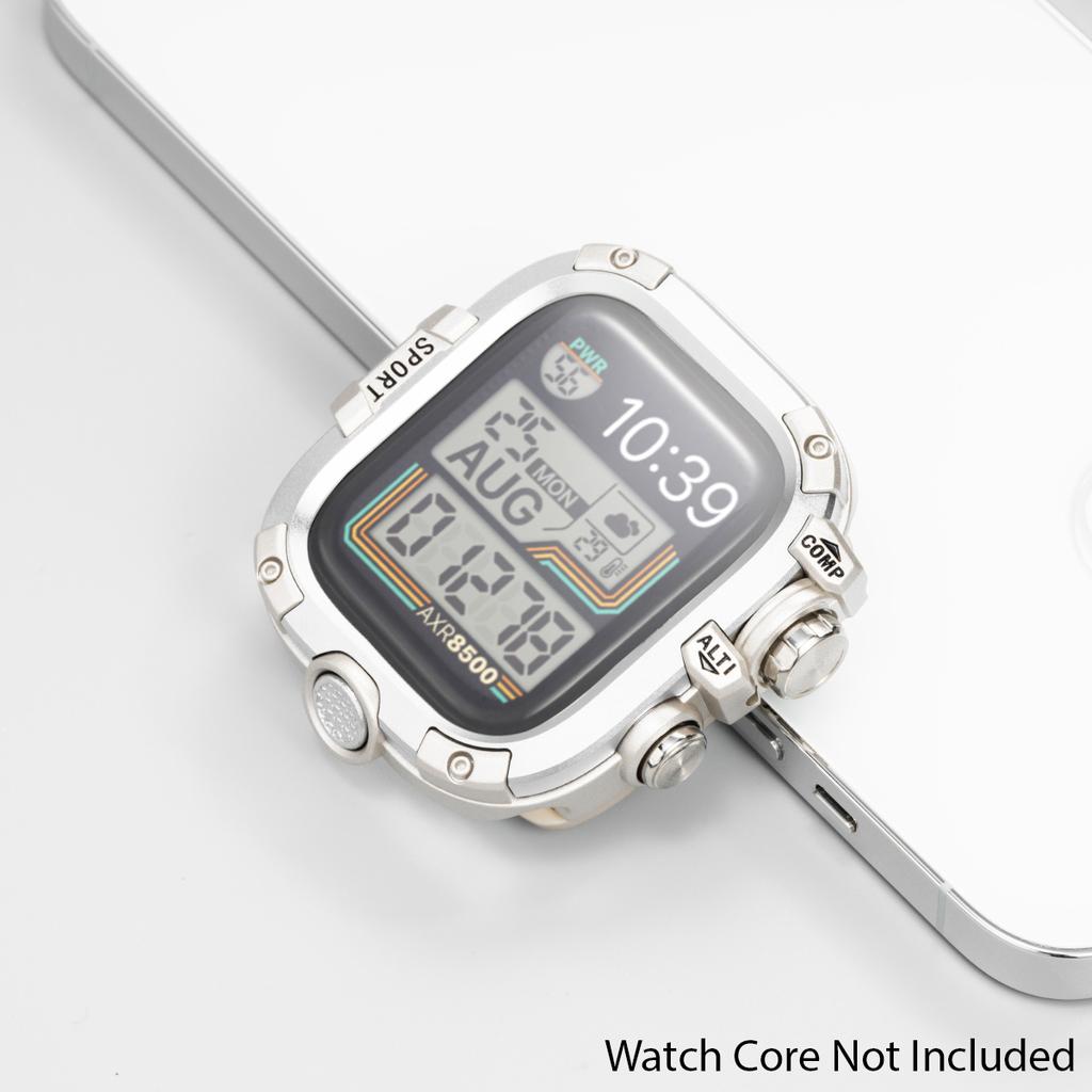 Wodoodporne Metalowe Etui Bumper na Apple Watch Ultra 49mm 46mm 45mm 44mm Pokrowiec Ochronny z Folią na iWatch Series 10 9 8 7 6 SE