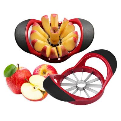Schneller Gemüseschneider aus Edelstahl für Äpfel, Kartoffeln, Zwiebeln und mehr – ideal zum Entkernen und Entkernen. Praktischer Küchenhelfer aus Kunststoff.