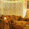 10m/5m/2m Green Leaf Garland LED String Light Fake Plant Greenery Leaves Ivy Hanging Vines For Wedding Home Wall Decoration Xmas
