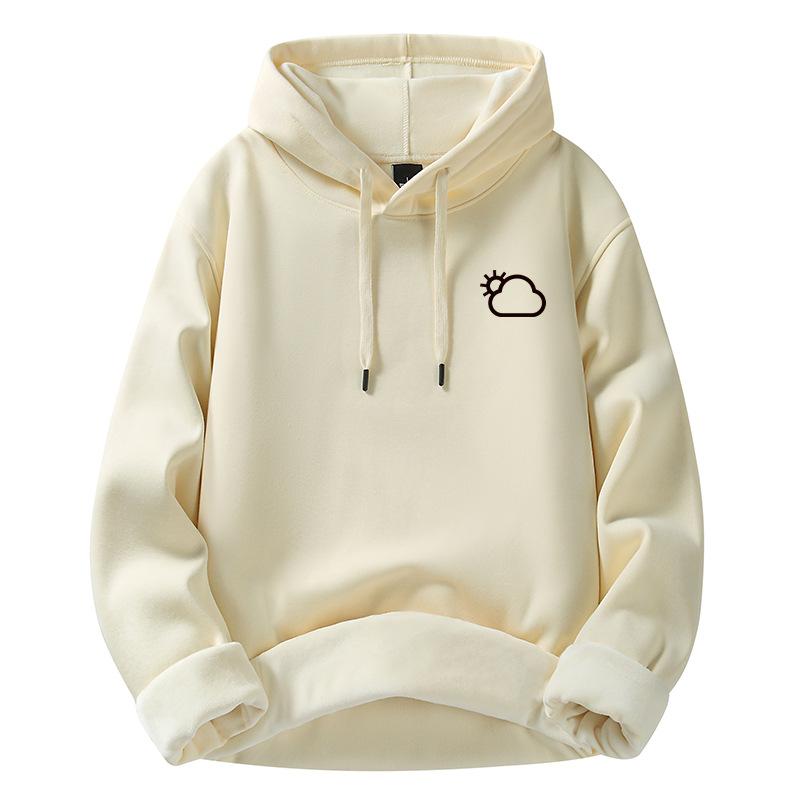 Men's Hoodie Loose Round Neck Sweatshirt Casual Hundred Sweatshirt Trendy Jacket