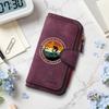 Vintage Biker Print Long Purse Multi Card Slot Wallet Fashion Outdoor Style Portable Daily Money Holder
