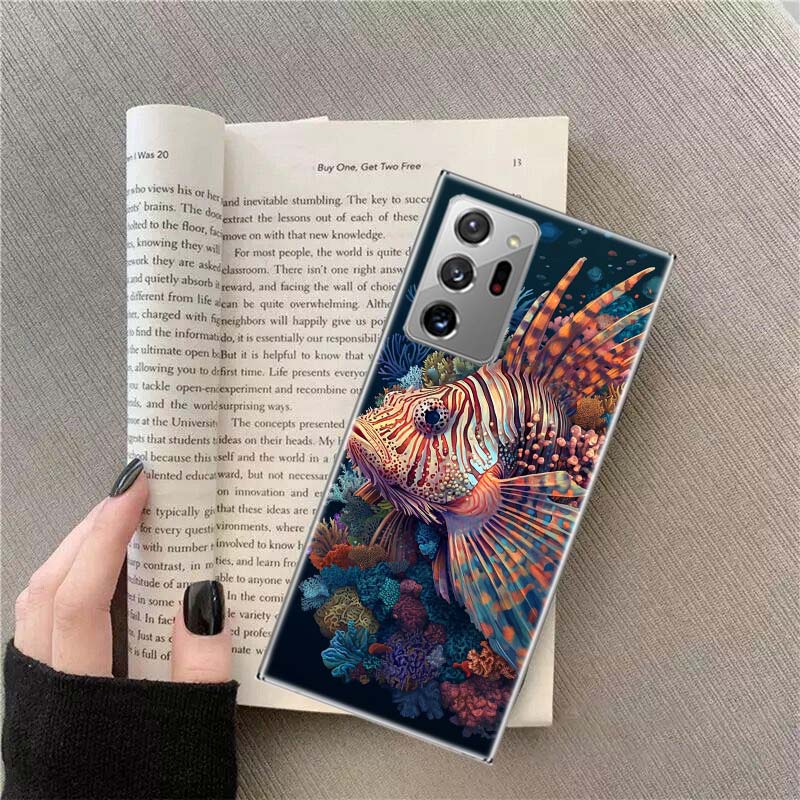 Clown Fish in the Sea or Ocean Phone Case For Samsung Galaxy S25 Edge S24 S23 FE S22 S26 Ultra S21 S20 S10 Plus Capa Soft