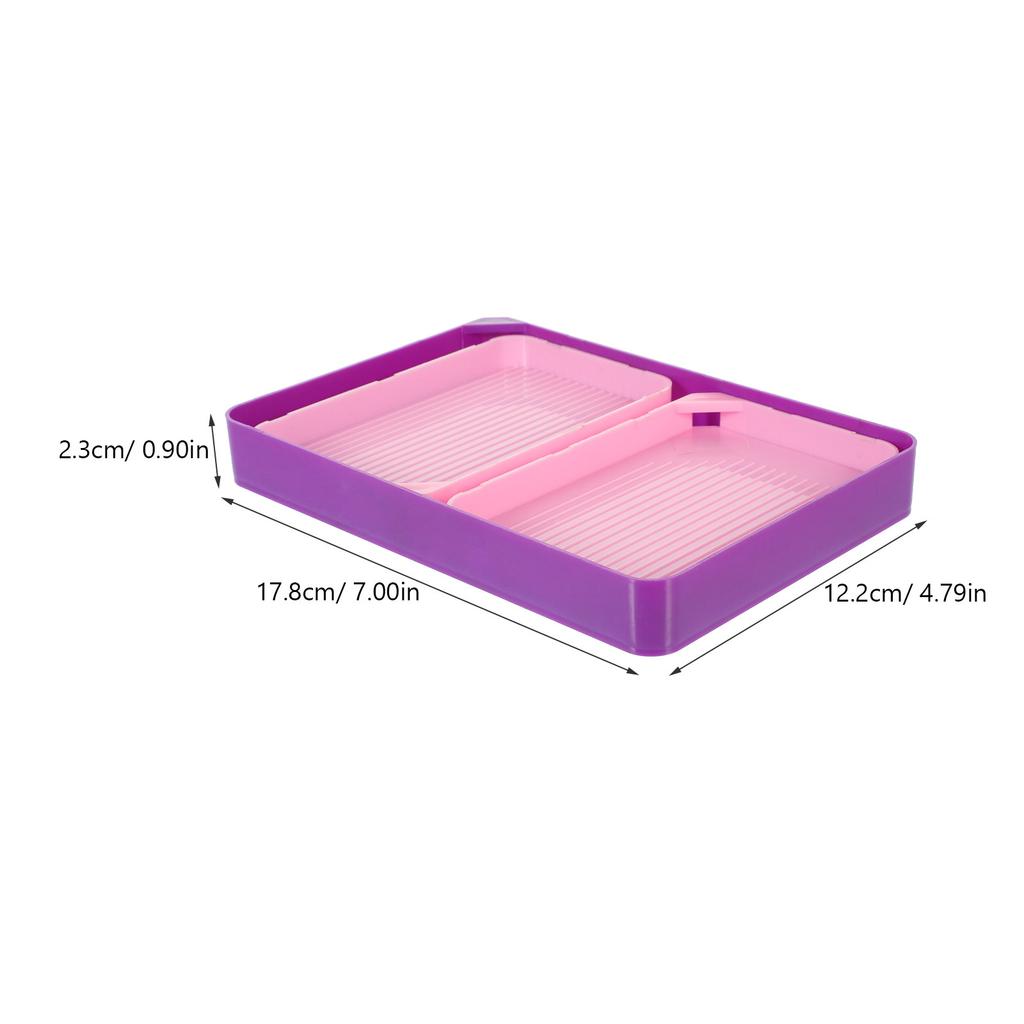 1Set Funnel Kit Rhinestone Sorting Tray Bead Storage Container for DIY Diamond Art Accessories