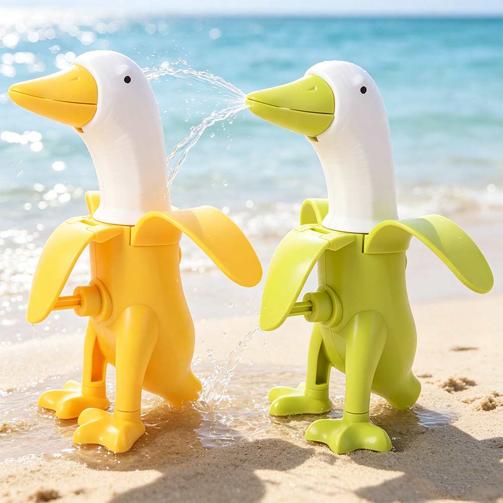 Splashing Spray Water Spray Toys Handheld Water-Sprinkling Toy Banana Duck Water Toy Summer
