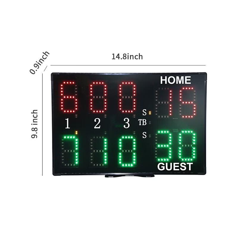 WEZHO 10-Digit LED Electronic Scoreboard