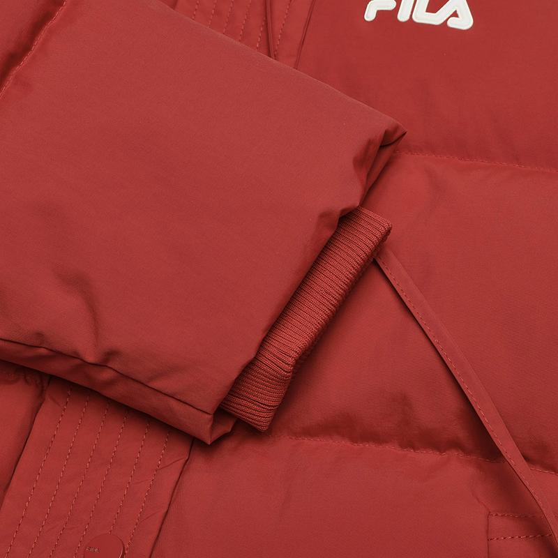 Fila Comfortable Breathable Fashionable Warm Down Jacket Women Outerwear Rhythm-Red F11W518905FPK