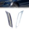 Front Side Marker Light Compatible with 2022-2024 Buick Enclave & 2022-2023 Chevro-let Traverse, White LED Turn Signal Marker Light, OEM Part