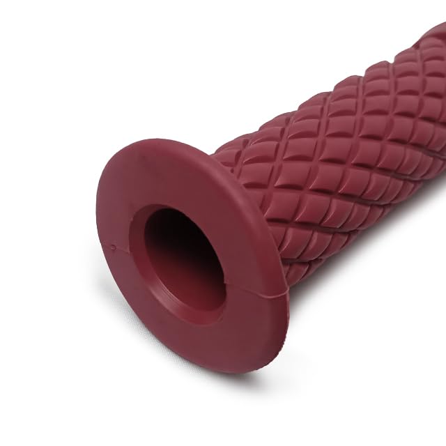 [DOYOUCOTO] [Wine Red] Motorcycle Handle Rubber Grip Rubber General Purpose