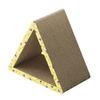 Foldable Triangles Cat Scratching Board Scratcher Cardboard Thicken Corrugated Paper Cat House Pet Grinding Claw Cardboard
