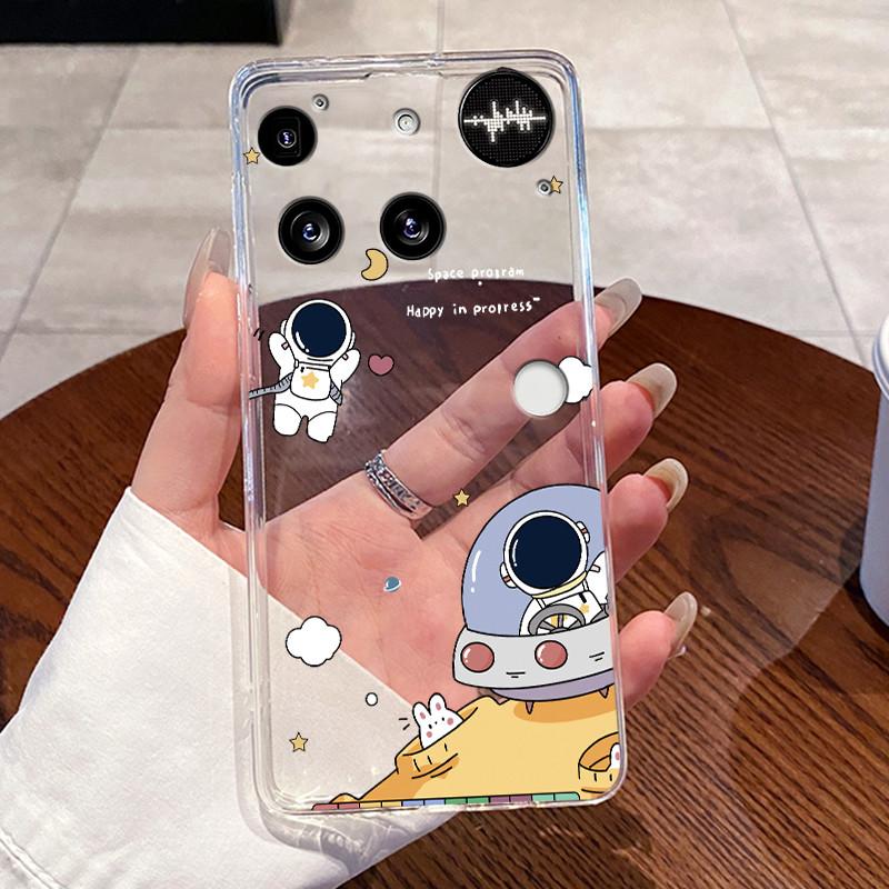 Casing For Nothing Phone (3) Case For Phone3 Back Cover Aesthetic Fashion Cute Cat Cartoon Transparent Soft Silicone Phone Case