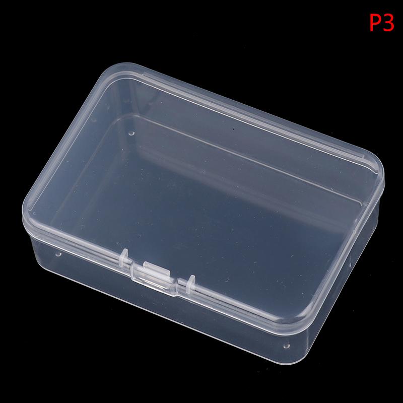 Пылезащитный прочный прочный футляр для хранения ювелирных изделий мини-пластиковая коробка прямоугольная коробка полупрозрачная коробка упаковочная коробка коробка для хранения 469₽