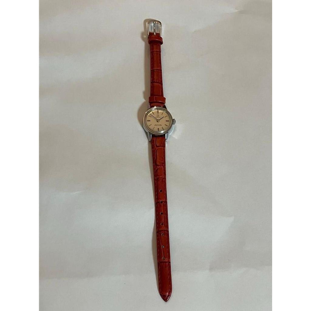 Used OMEGA Omega Seamaster ladies watch antique SS manual winding case included