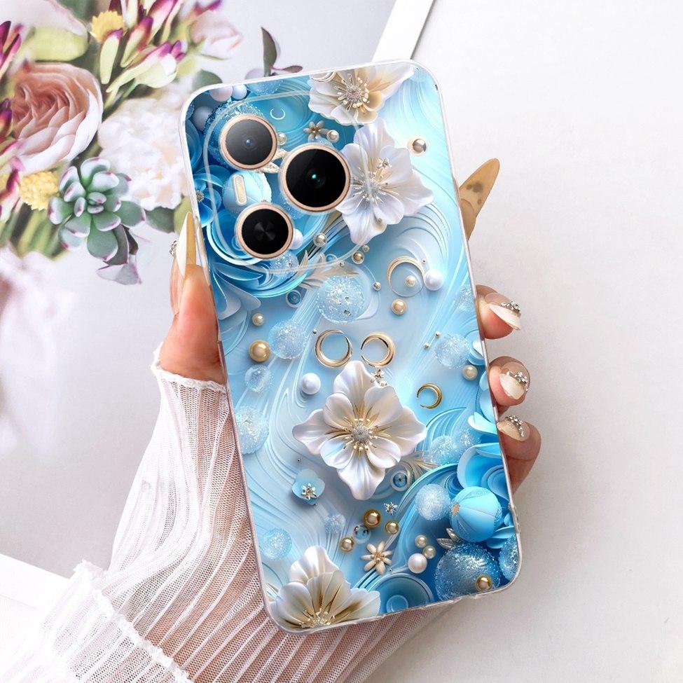 Case For Honor Power 5G Cover DVD-AN00 Transparent Fashion Butterfly Cute Cat Cool Painted Soft Phone Casing For Honor Power 5G