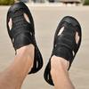 Neue Sommer Männer Sandalen Atmungsaktive Strand Sandalen Männer Casual Schuhe Hohe Qualität Leder Atmungsaktive herren Schuhe Große Größe