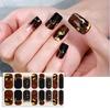 Bloodstain Halloween Luminous Nail Sticker Pumpkin 16 Fingers Set Nail Polish Sticker  Beauty Care