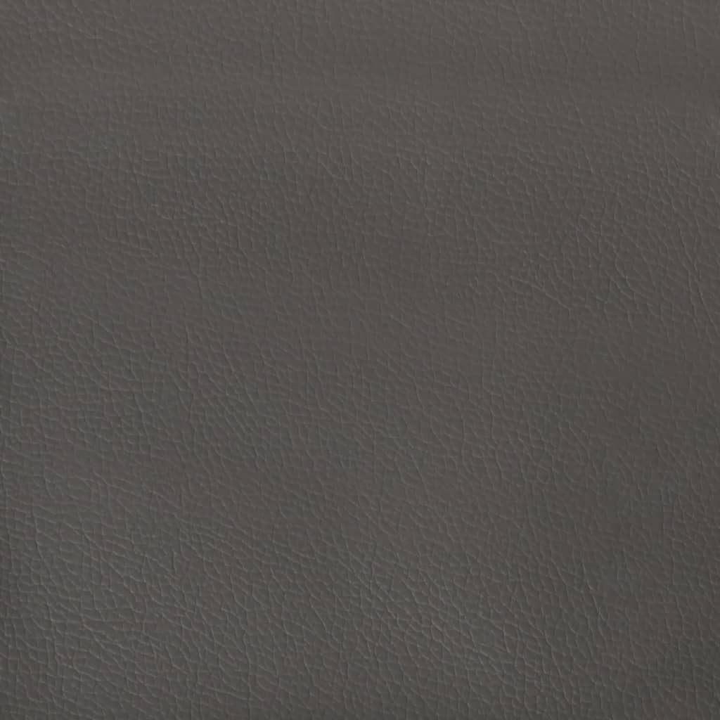 Gaming Chair Black and Gray Artificial Leather