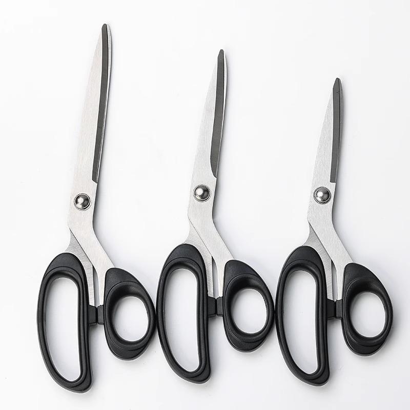 Large Stainless Steel Tailor Scissors: Ideal for Home, Office, Clothing, Leather, Rope, and Fabric Cutting