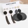 Women's Tassel and Pearl Crystal Stud Earring Set