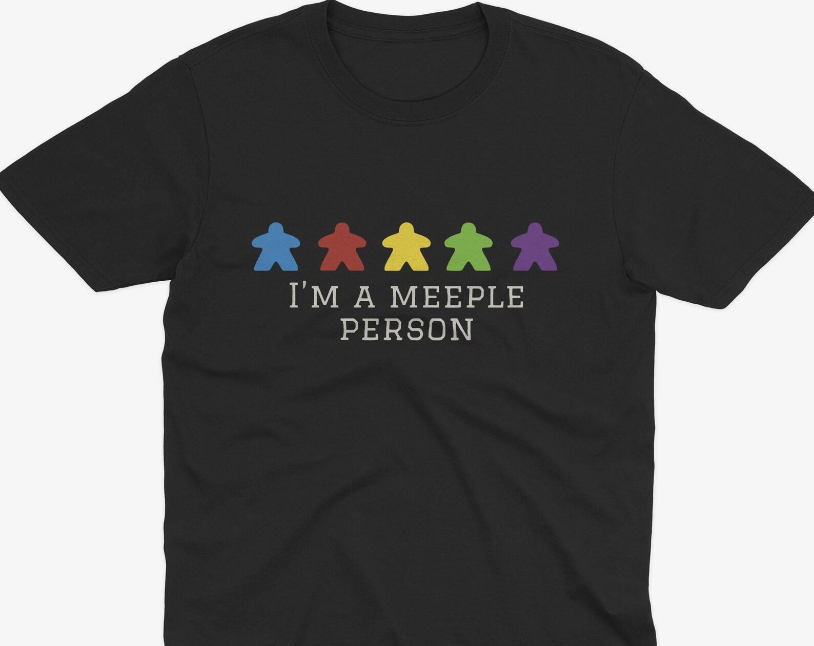 I m A Meeple Person T-Shirt, Funny Catan T-Shirt, Catan T-Shirt, Board Games, Carcassonne T-Shirt, Board Games T-Shirt, Board Game Gift 3XL