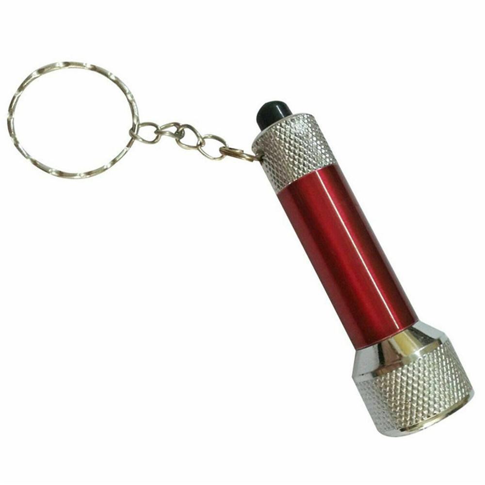 5 LED Mini Keychain Flashlight  Super Bright Small Flashlight Aluminum Alloy Camping Keychain Torch Portable Outdoor Lighting