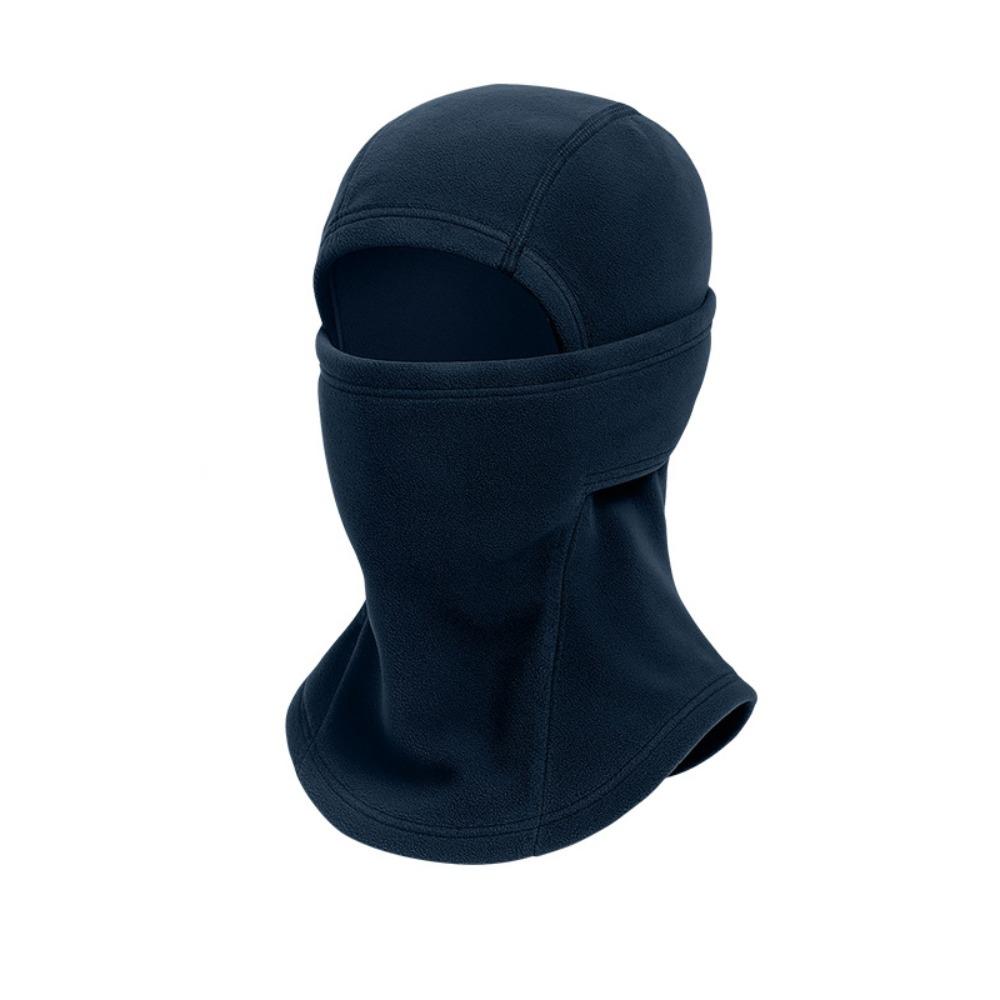 Thermal Cycling Head Cover Fleece Full Face Mask Winter Mask Balaclava Cycling Hat Motorcycle темно-синий