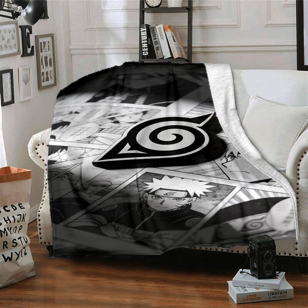 Naruto Blanket Soft Warm Cozy Suitable for Couch Chair Office for All Occasions Playful Design Suitable for Gifting Relatives and Friends