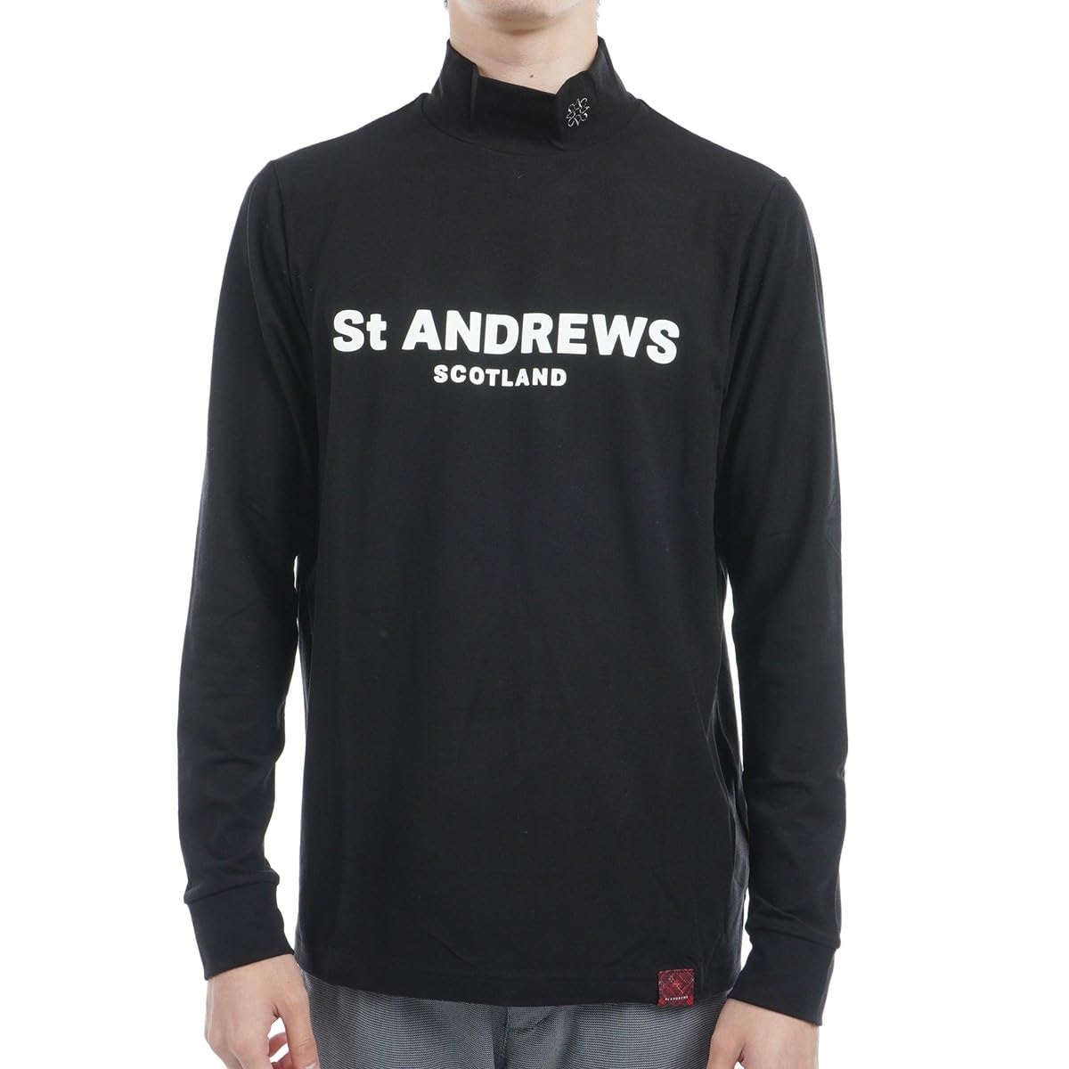 

Long Sleeve High Neck Shirt Moisture Absorption and Heat Golf Innerwear 3L [St. Andrews] Men s (SOLISTHeat Generation) / / 042-4266151 010_Black