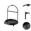 Jewelry Organizer Earring Necklace Display Holder Chic Showcase Countertop with Rings Tray