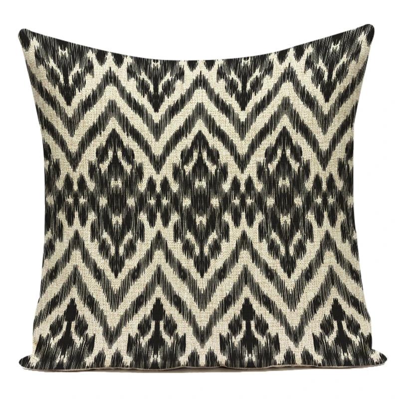 Polyester Boho Style Simple Geometric Decorative Pillows Cushion Cover For Living Room Decoration Pillowcase