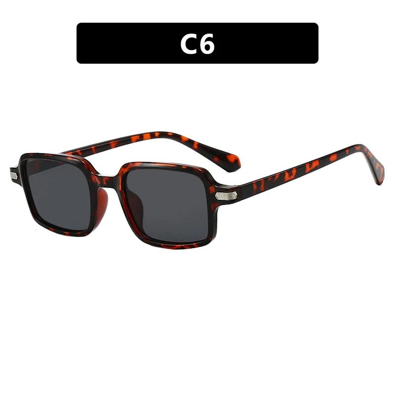Retro Small Frame Square Sunglasses UV400 Protection Stylish Men Luxury Brand Classic Driving Shades Outdoor