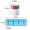 Portable 7 Days 28 Grids Weekly Colorful Pill Case Storage Box Travel Medicine Box Holder Tablet Organizer Medicine Pill Box