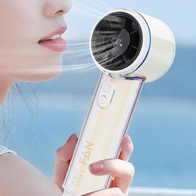 Mini Portable Fan Digital Display Low Noise Lightweight Stylish Pocket Size Fans Personal for