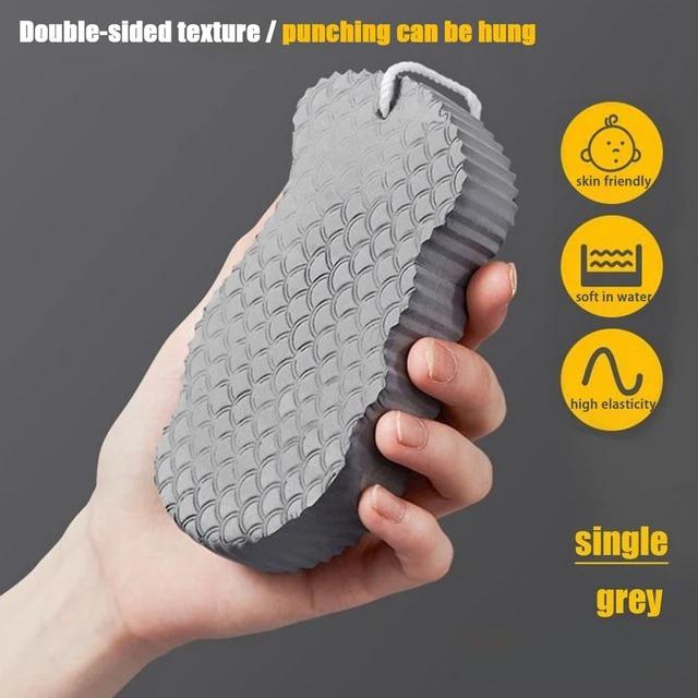 3D Three-dimensional Rubbing Bath Towel Rubbing Mud Bath Cotton Baby Fish Scale Pattern Rubbing Sponge Bath Sponge